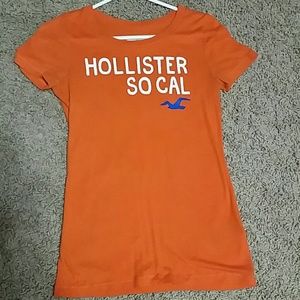Orange Hollister shirt